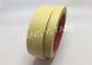 Different Colors Paper Masking Tape , Crepe Paper Coated Masking Tape With Paper