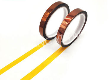 Single Adhesive Side Die Cut Masking Tape , Polyimide Film Slilicone Adhesive Insulation Tape