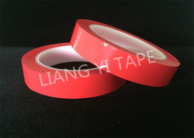 Acrylic Adhesive Red color paper splicing tape With Polyester Mylar Film