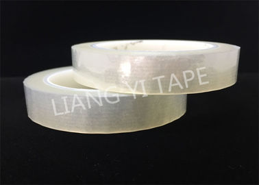 Clear Transformer Scotch Electrical Tape , Polyester PET Film Flame Retardant Tape