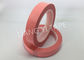 0.025mm Thick Adhesive Polyester Tape  , Flame Retardant Pink Insulation Mylar Tape