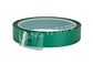 Polyester PET Film Electrical Insulation Tape , Silicone Glue Green Insulation Tape