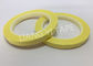 Polyester PET Film Yellow Insulation Tape , Flame Retardant Electrical Insulation Tape