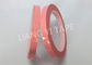 Acrylic Adhesive Pink High Voltage Electrical Tape For Capacitor / Electric Wire