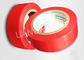 Red Rubber Adhesive PVC Electrical Tape For Terminal Processing 0.10-0.22 mm Thickness