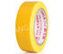 Yellow Rubber Adhesive Electrical PVC Insulation Tape 0.10mm - 0.22mm Thickness