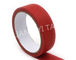 Red Crepe Paper Paper Masking Tape Strong Holding Power / No Adhesive Residue