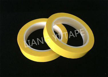 SGS 66m Length Yellow Polyester Film backing Adhesive Insulation Tapes