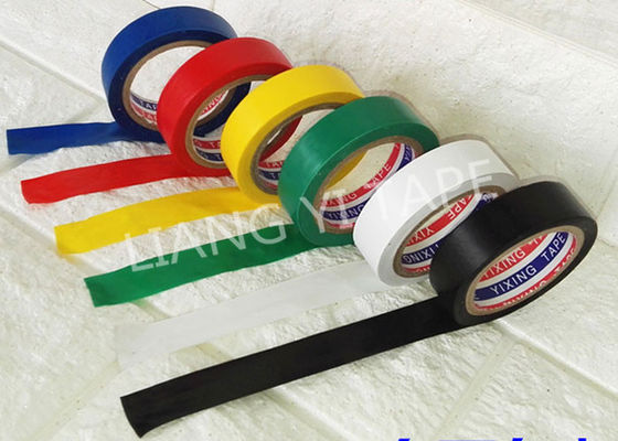 0.10-0.22 mm Thick Pvc Electrical Adhesive Tape , Flame Retardant Rubber Electrical Tape